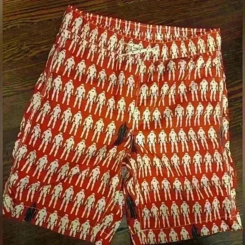 Star Wars Swim Trunks Boys Size Medium The Clone War Swimsuit Shorts Swimwear